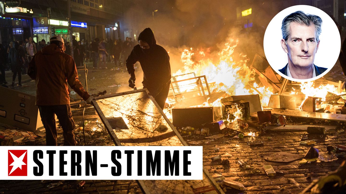Krawall rund um den G20-Gipfel in Hamburg: Randalierer wüten im Hamburger Schanzenviertel