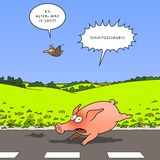 Cartoon zum Tag des Notrufs: Wo bleibt Feuerwehrmann Horst?