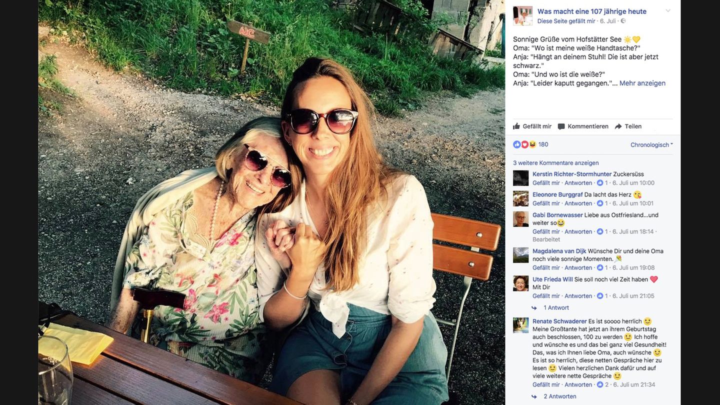 Facebook-Sensation: Die 107-jährige Maria Fitzsche