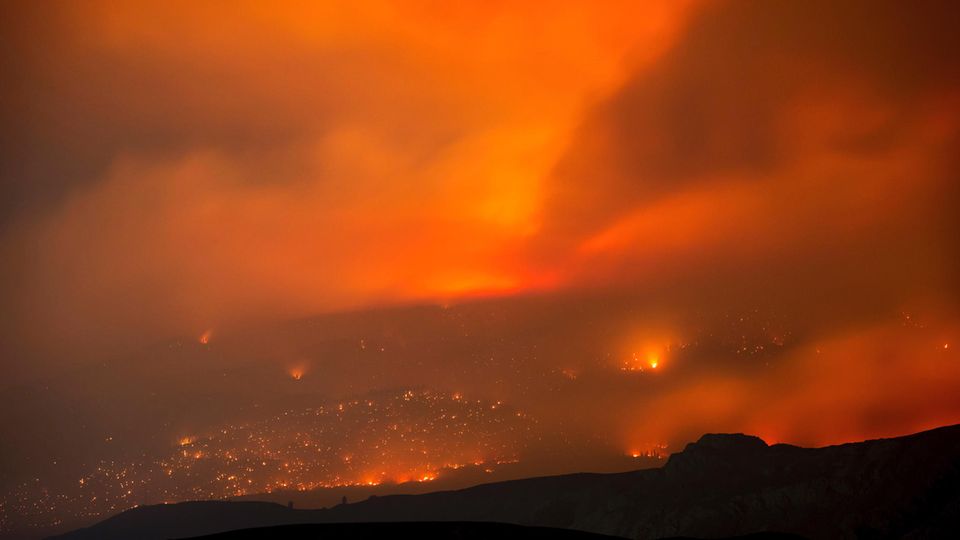 An der Westküste Kanadas wüten derzeit über 200 Feuer