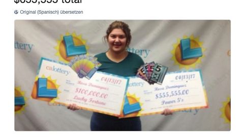 USA: 19-Jährige gewinnt zwei Mal in einer Woche im Lotto