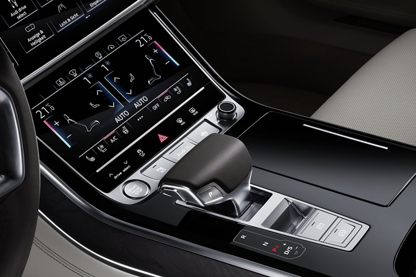 Die neuen Bedienmodule des Audi A8
