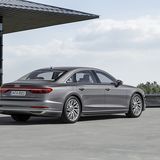 Audi A8 2018 - macht auch in grau eine elegante Figur