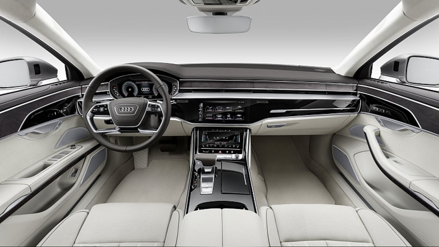 Das Cockpit des neuen Audi A8