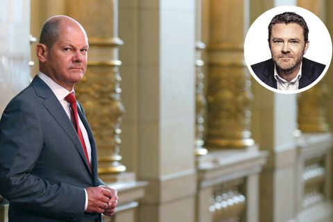 Olaf Scholz im Hamburger Rathaus