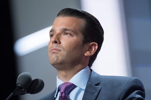Donald Trump Jr. spricht bei einer Konferenz in Cleveland, USA.