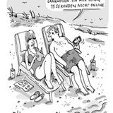 Urlaubs-Cartoons: So anstrengend können Ferien sein