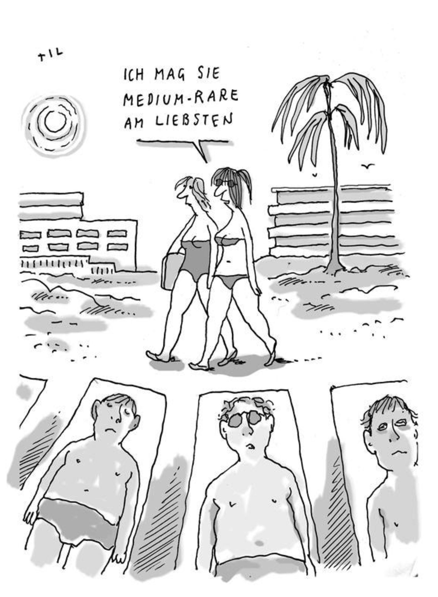 Urlaubs-Cartoons: So anstrengend können Ferien sein