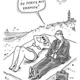 Urlaubs-Cartoons: So anstrengend können Ferien sein