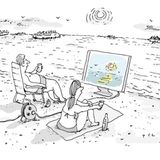 Urlaubs-Cartoons: So anstrengend können Ferien sein