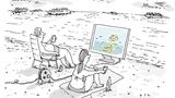 Urlaubs-Cartoons: So anstrengend können Ferien sein