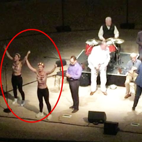 Elbphilharmonie: Femen-Aktivistinnen stören Woody-Allen-Konzert in Hamburg