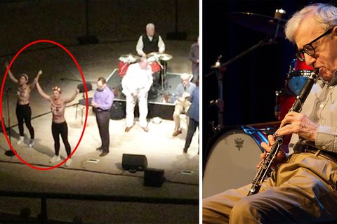 Elbphilharmonie: Femen-Aktivistinnen stören Woody-Allen-Konzert in Hamburg