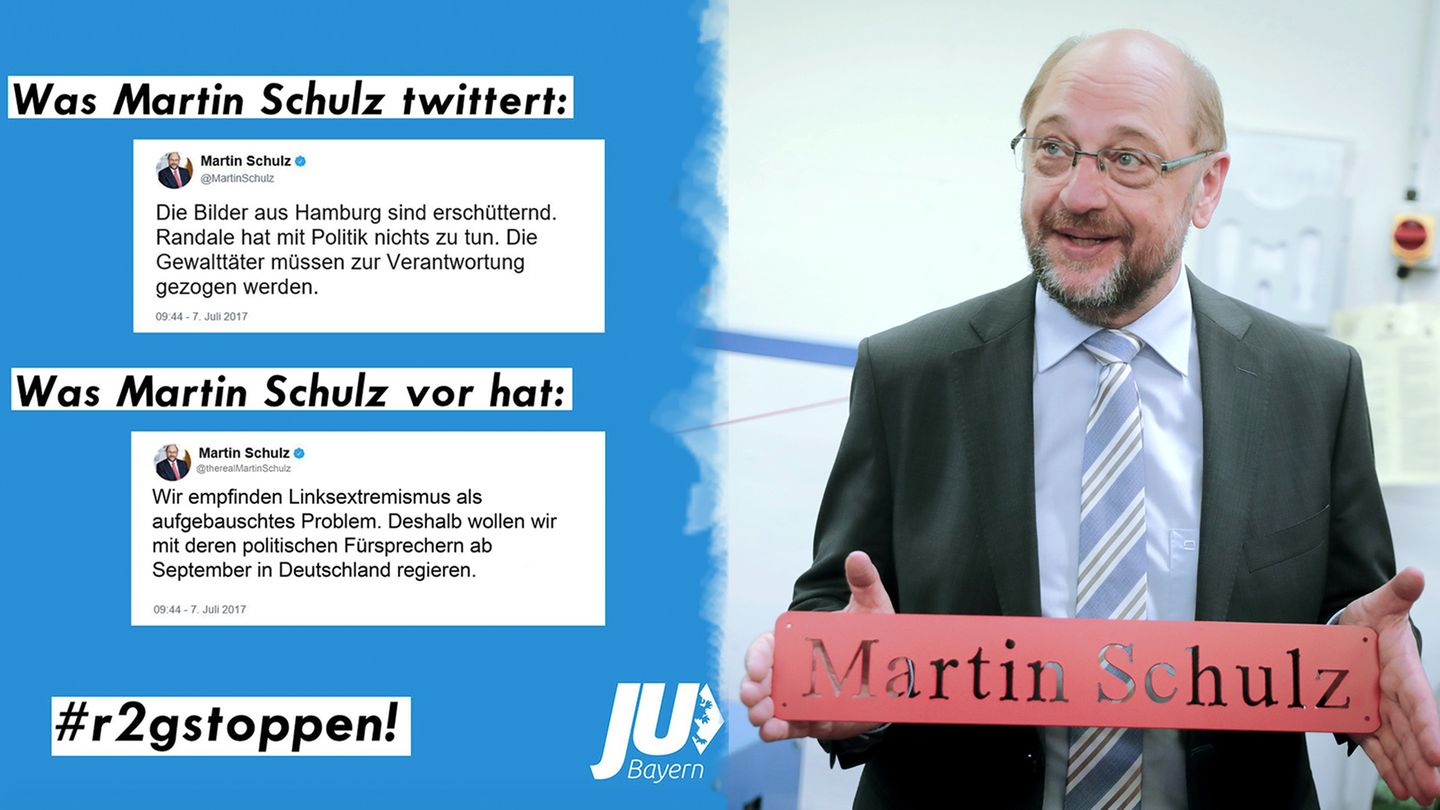Martin Schulz: Junge Union Bayern verbreitet falschen Tweet von SPD-Kanzlerkandidaten