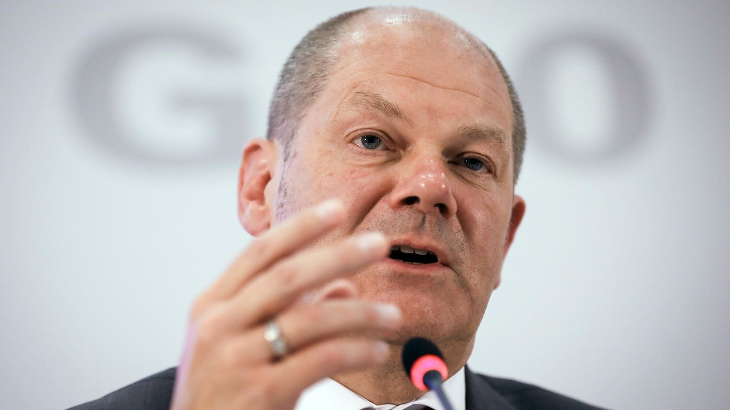 Hamburgs Erster Bürgermeister Olaf Scholz, hier bei der Pressekonferenz zur Bilanz des G20-Gipfels im Polizeipräsidium.