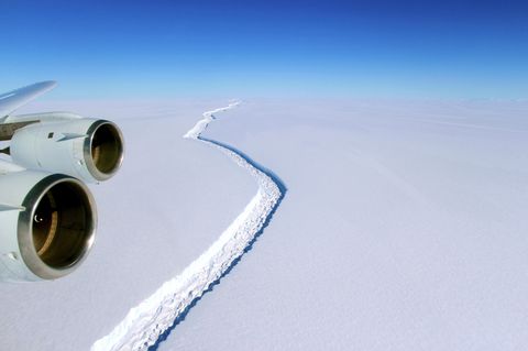 Gigantischer Eisberg von Antarktis gelöst - Anstieg des Meeresspiegels droht