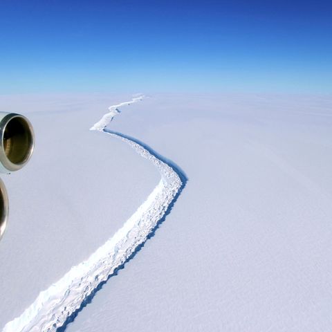 Gigantischer Eisberg von Antarktis gelöst - Anstieg des Meeresspiegels droht