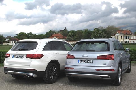 Mercedes GLC 250d 4matic - Audi Q5 2.0 TDI Quattro