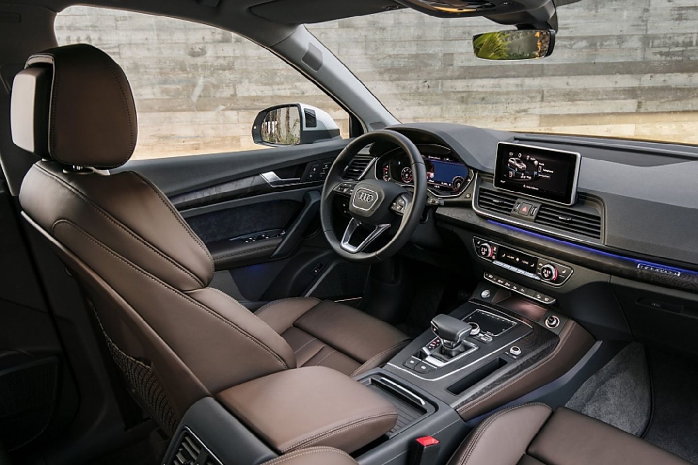 Der Innenraum des Audi Q5 2.0 TDI Quattro