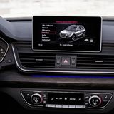 Die Multimedia-Bedieneinheit des Audi Q5 2.0 TDI Quattro