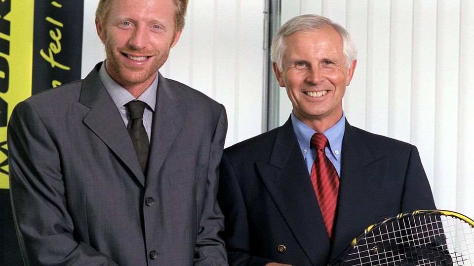 Boris Becker und Hans-Dieter Cleven Boris Becker und Hans-Dieter Cleven
