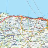 Karte Camino del Norte