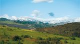 Blick auf die Picos de Europa kurz hinter San Vicente de la Barquera