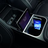 Auch an eine Handy-Halterung haben die Interieur-Designer gedacht