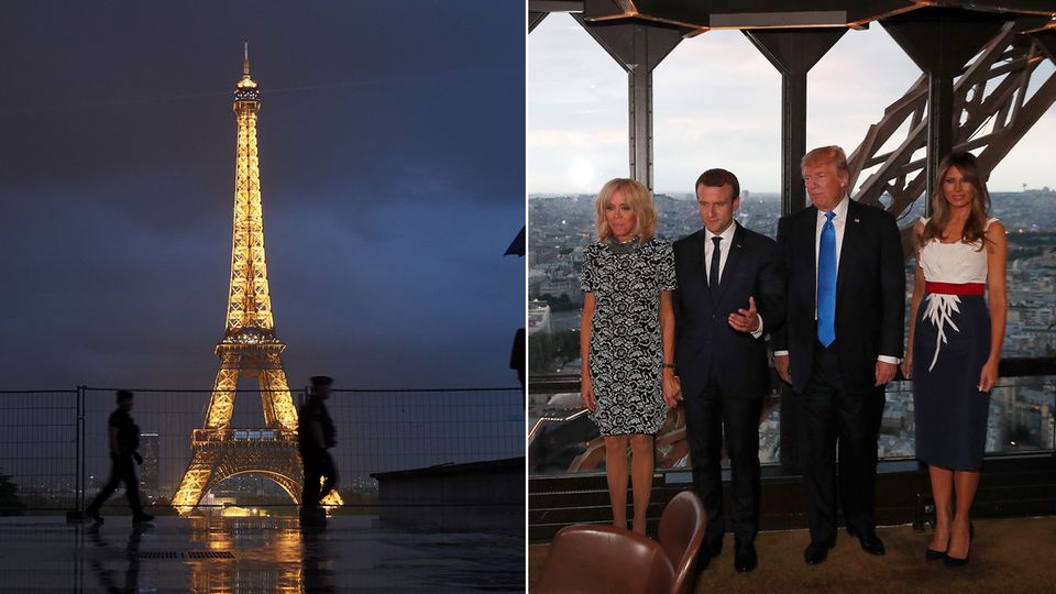 Auf dem Eiffelturm: Trump bei Star-Koch Ducasse: So sah das 6-Gänge-Menü aus Auf dem Eiffelturm: Trump bei Star-Koch Ducasse: So sah das 6-Gänge-Menü aus