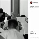 Khaltmaagiin Battulga gibt Trainingsstunden.