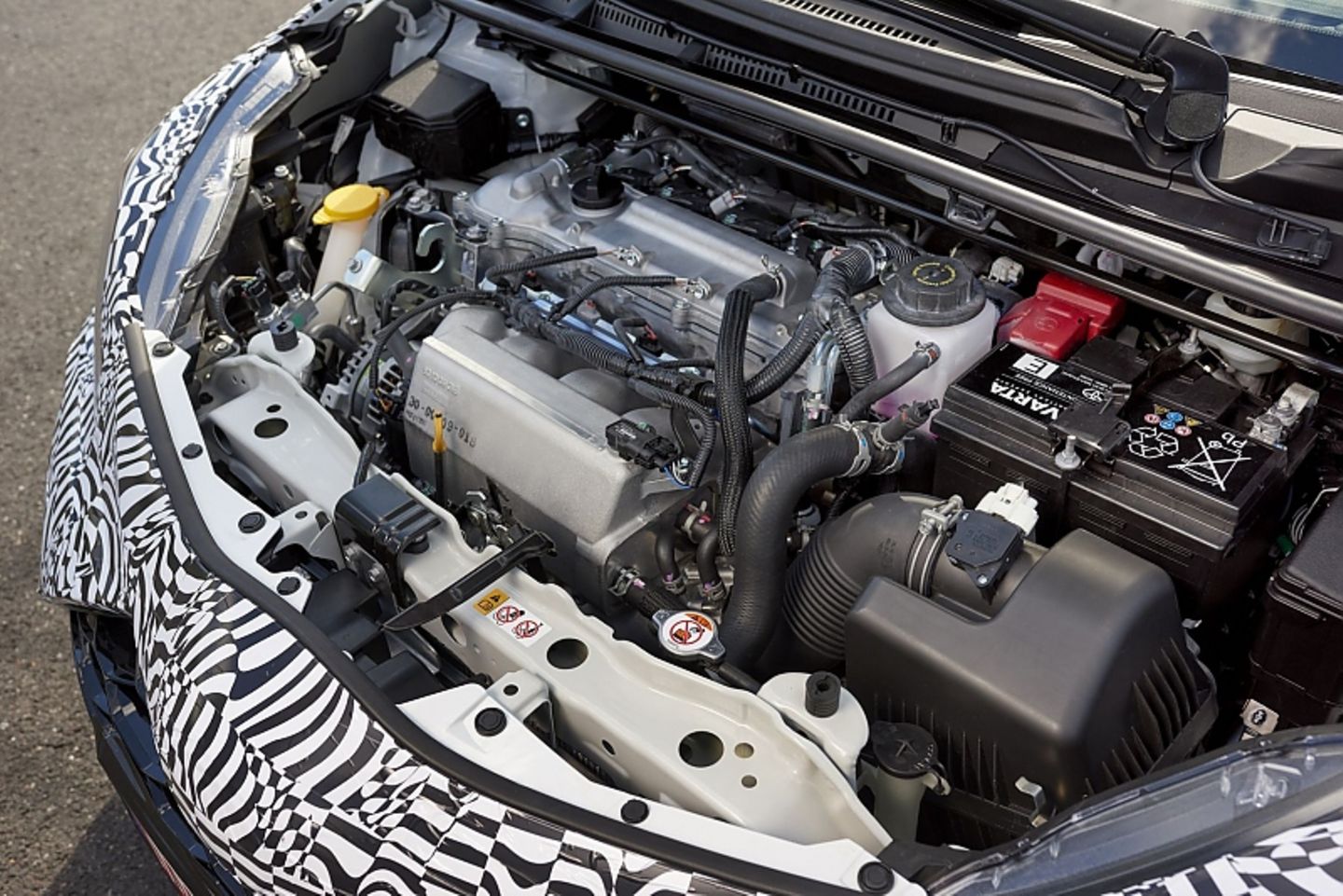 1,8 Liter groß ist der Vierzylindermotor des Toyota Yaris GRMN.