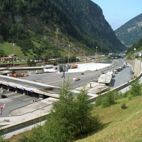 Die alte Zollstation am Brenner in Österreich