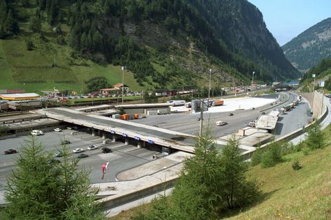 Die alte Zollstation am Brenner in Österreich