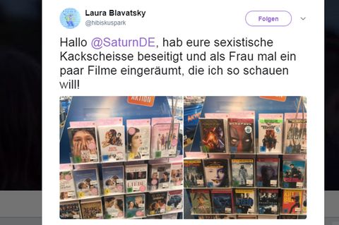 Twitter-Userin ärgert sich über Saturn