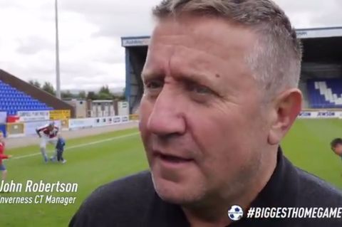 John Robertson, Trainer des schottischen Fußballvereins Inverness Caledonian Thistle
