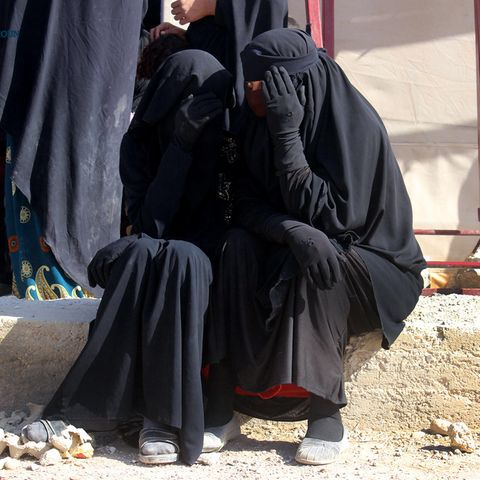 Die weibliche Seite des "Kalifats": Diese Frauen flohen vor den Kämpfen in Mossul