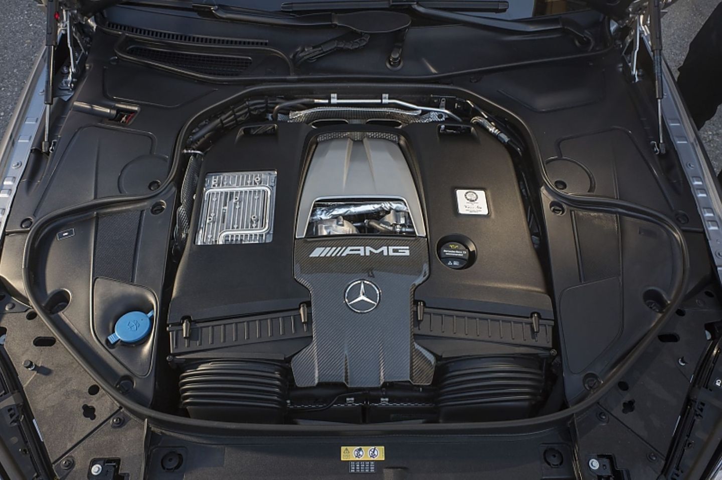 Das vier Liter große V8-Triebwerk.