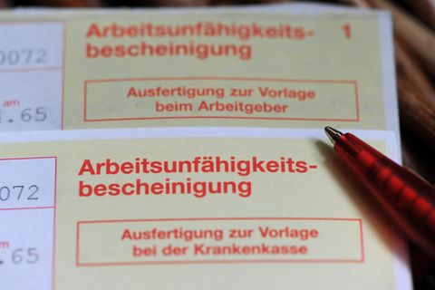 Arbeitsunfähigkeitsbescheinigung