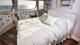Romantische Schlafzimmer.