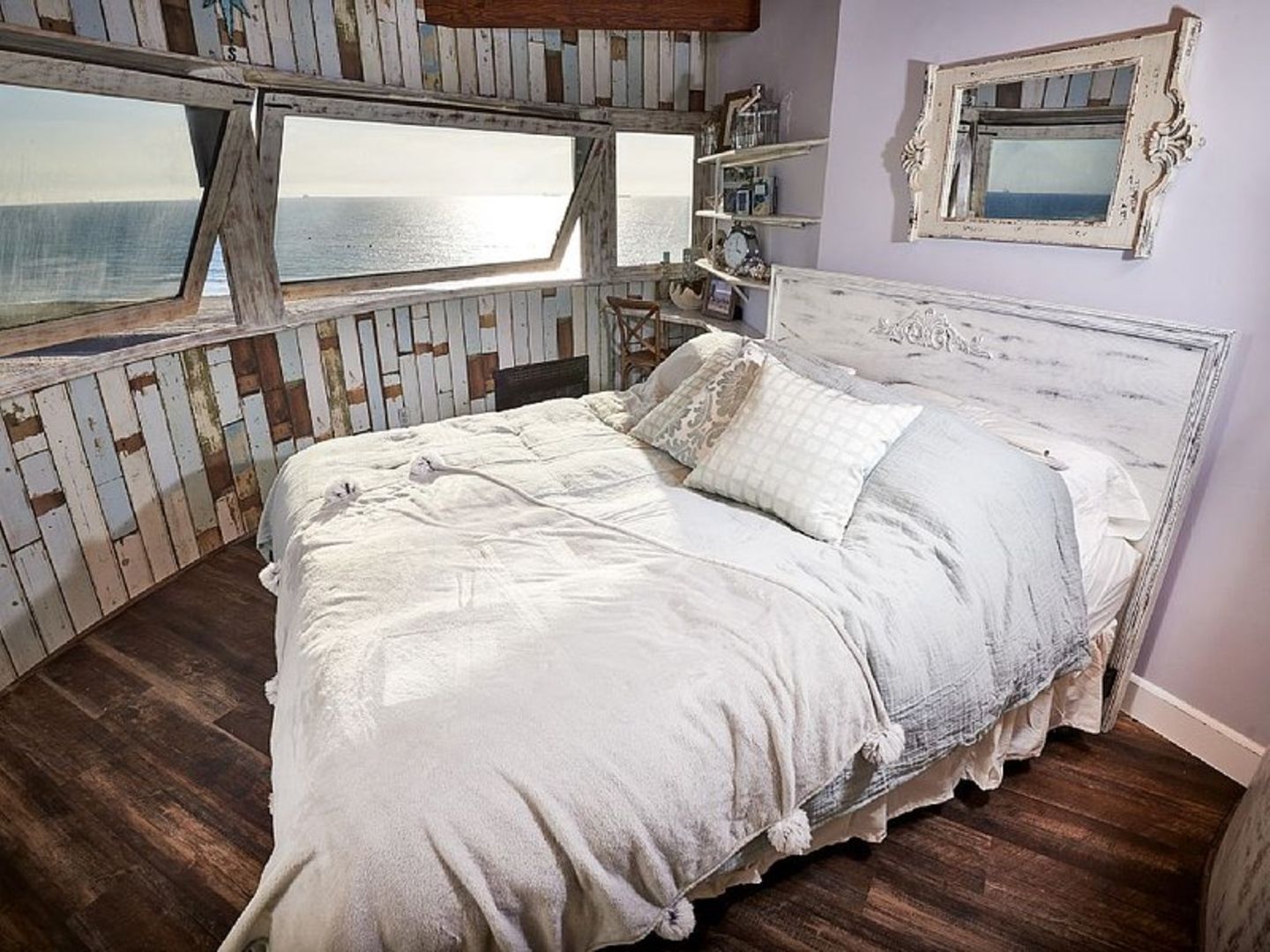Romantische Schlafzimmer.