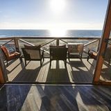 Überall gibt es Terassen.