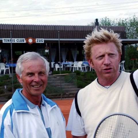Boris Becker und Hans-Dieter Cleven