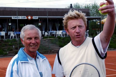 Boris Becker und Hans-Dieter Cleven
