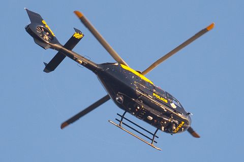 Großbritannien: Ein Hubschrauber der britischen Polizei