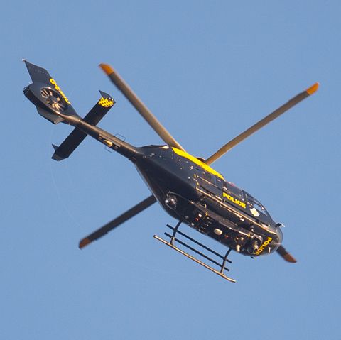 Großbritannien: Ein Hubschrauber der britischen Polizei