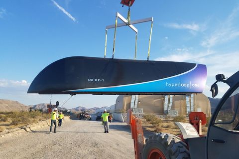 Erster Prototyp von Elon Musks "Hyperloop"