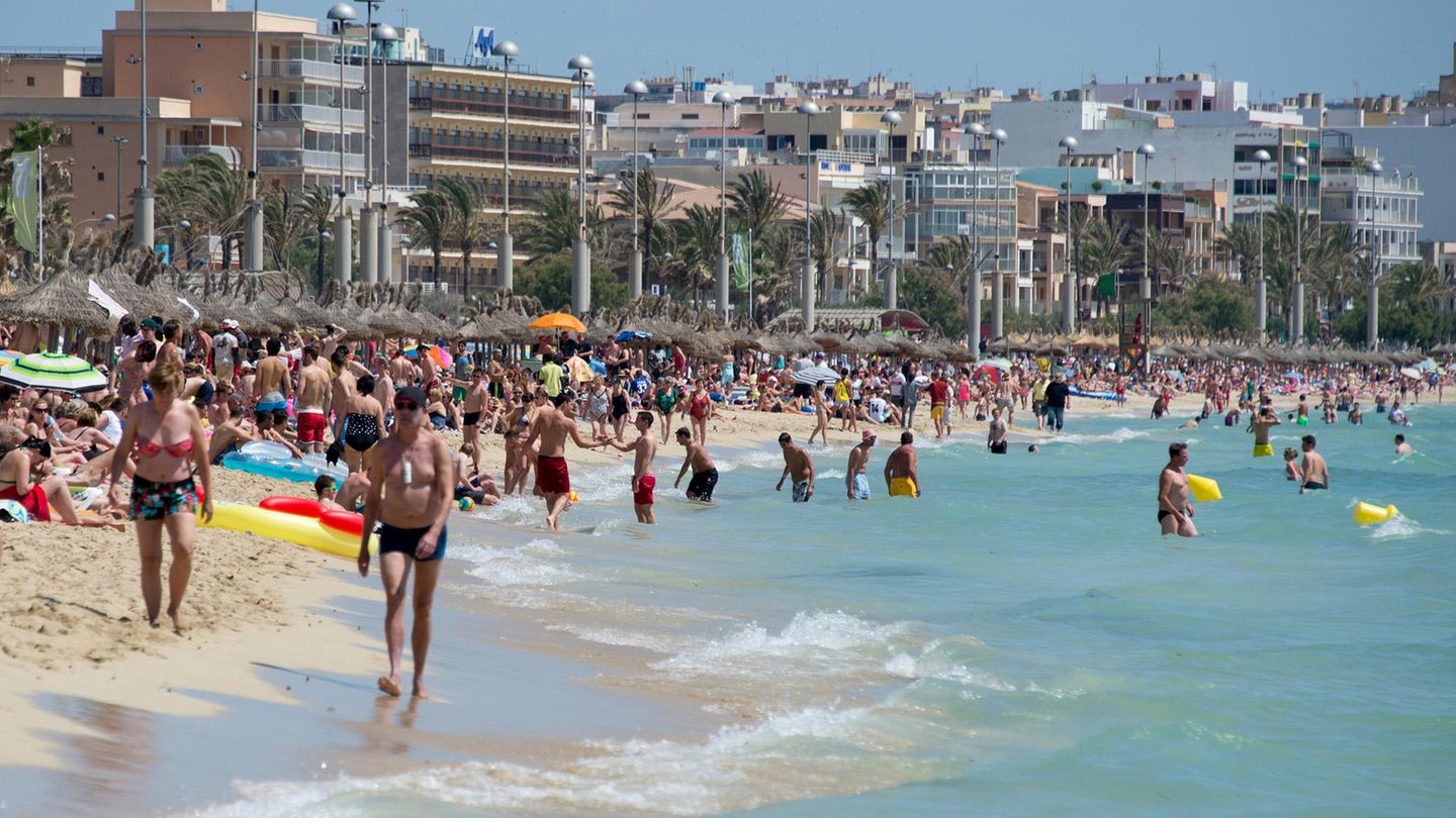El Arenal auf der Mittelmeerinsel Mallorca