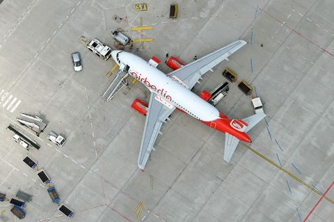 Steht am Boden und hebt nicht mehr ab: Der Flug AB6311 am 20. Juli von Hamburg nach München.