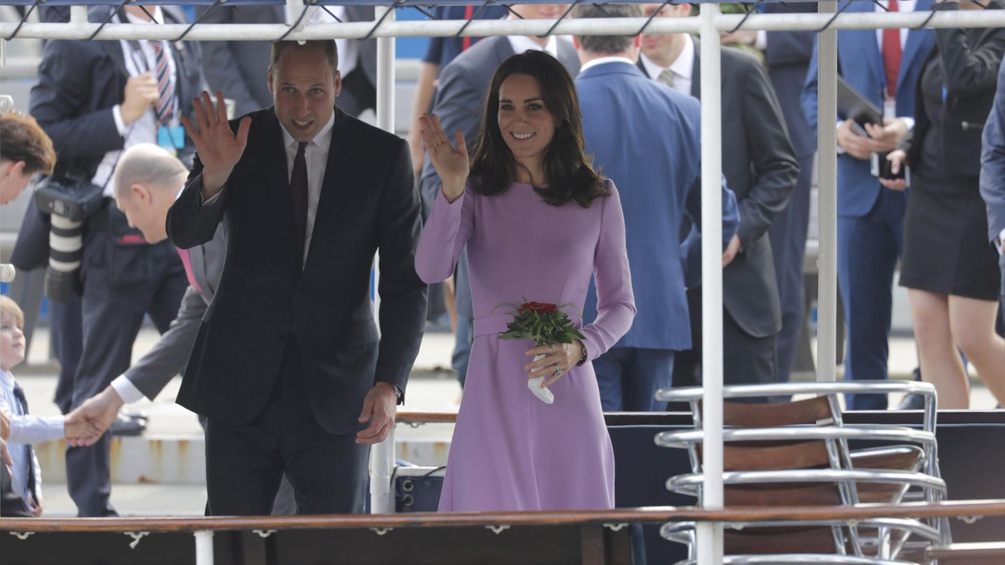 William und Kate in Hamburg