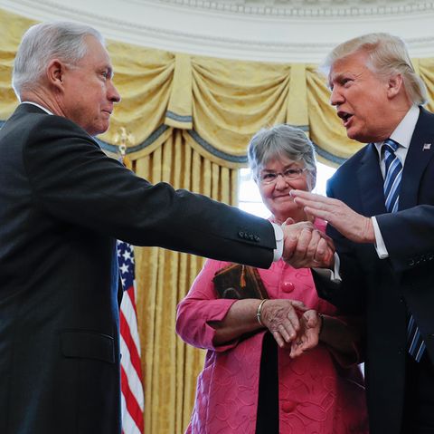 Donald Trump und Jeff Sessions